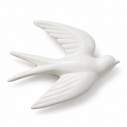 Small Ceramic Bird Wall Decor