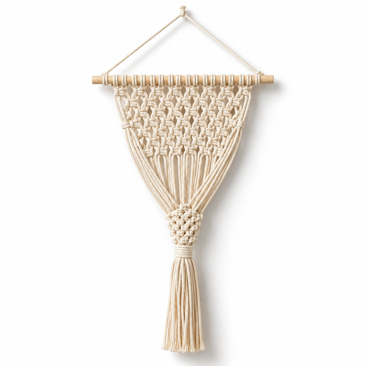 Large Cotton Rope Woven Wall Hanging