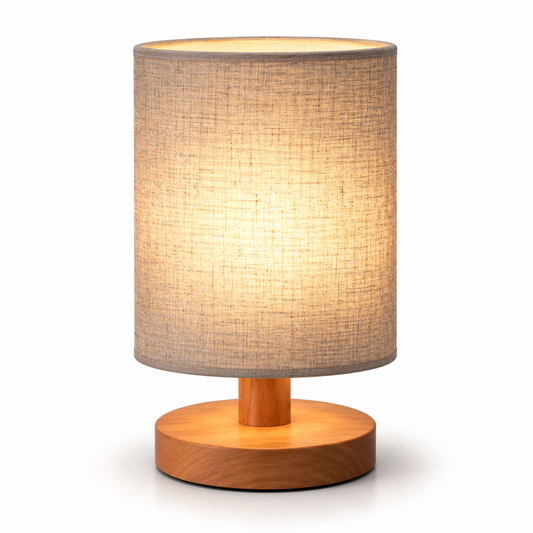Gray Table Lamp