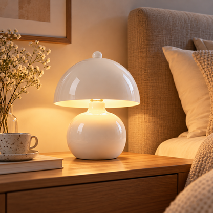 White Ceramic Table Lamp